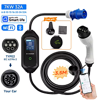 Зарядний пристрій для електромобілів AFEEV 7 кВт 32 A 1-фаза Type 2 WI-FI APP