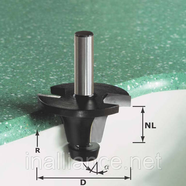 BEAT　SMASH Фреза для зняття фасок зі скругляючою крайкою хвостовик 12 мм HW