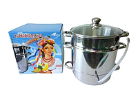 Соковарка з нержавіючої сталі 8 літрів Україночка