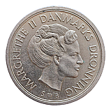 Данія 5 крон  1977, фото 2