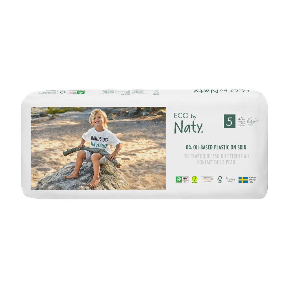 Підгузки дитячі ECO BY NATY Розмір 5 (від 11 до 26 кг), 40шт. в упаковці