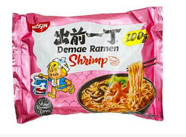 Локшина швидкого приготування з креветками Demae Shrimp NISSIN 100 г