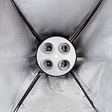 Комплект постійного студійного світла софтбокс 50х70см + Штатив 240 см + Led Лампа Кукурудза 80 Вт 4 шт, фото 2