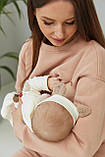 Світшот для вагітних та годування груддю трикотажний Berlin S-M (42-44) Lullababe Бежевий, фото 6