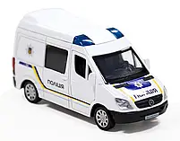 Автомодель TECHNODRIVE - MERCEDES-BENZ SPRINTER ПОЛІЦІЯ 250294, фото 6