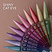Світловідбивний гель-лак Nice for you Shiny Cat Eye №01 з ефектом кошачого ока Фісташковий 8.5 г, фото 3