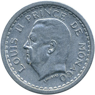 Монако 1 франк, 1943 рік №472