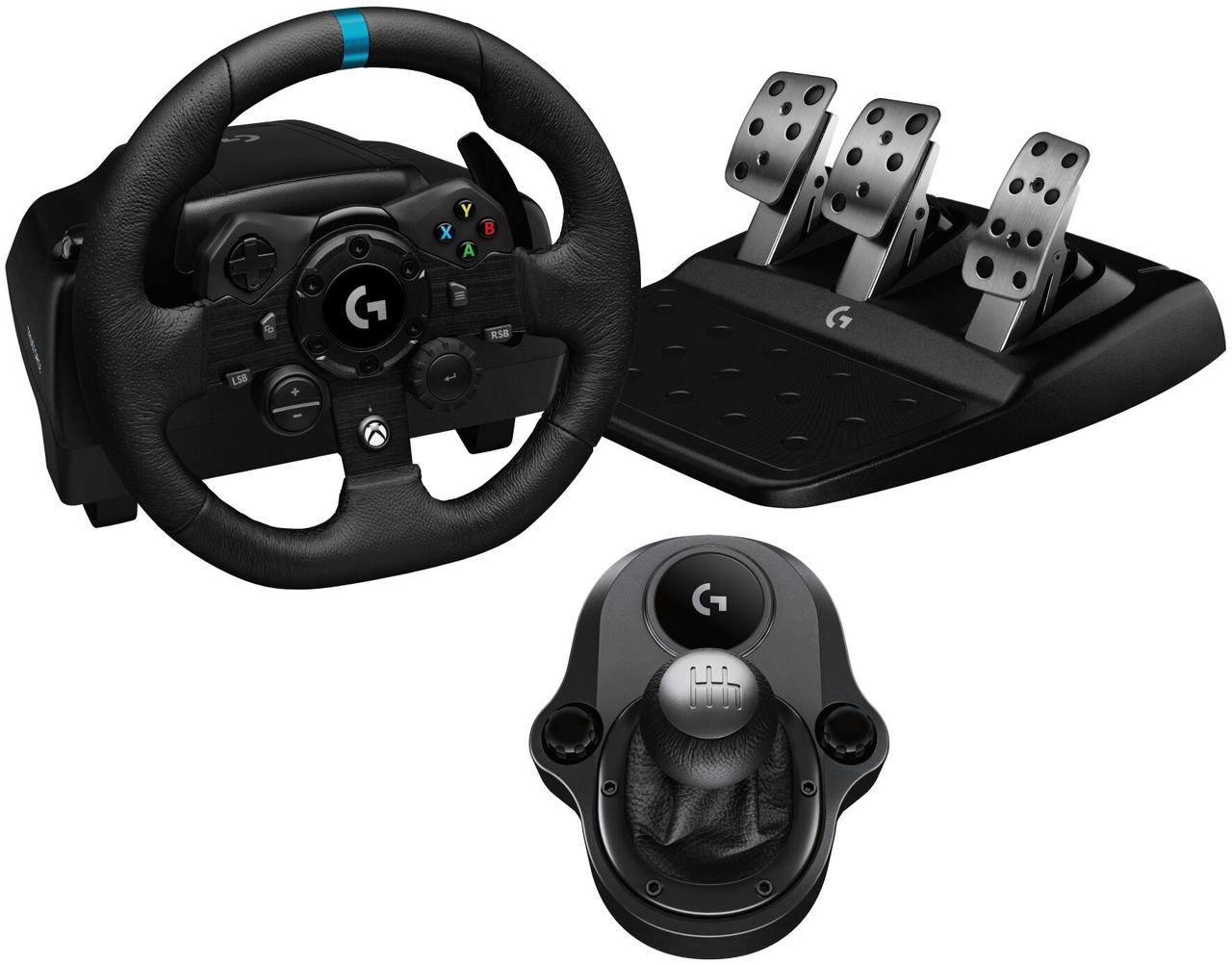 Дротове кермо LOGITECH G923 + Shifter Bundle (PC, Xbox One/Xbox Series X/S)