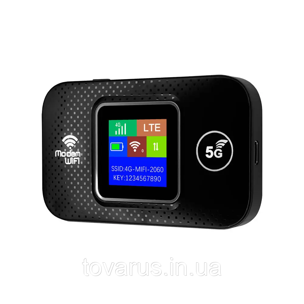4G/LTE 5G високошвидкісний 300 Mbps мобільний маршрутизатор WiFi LCD з батареєю