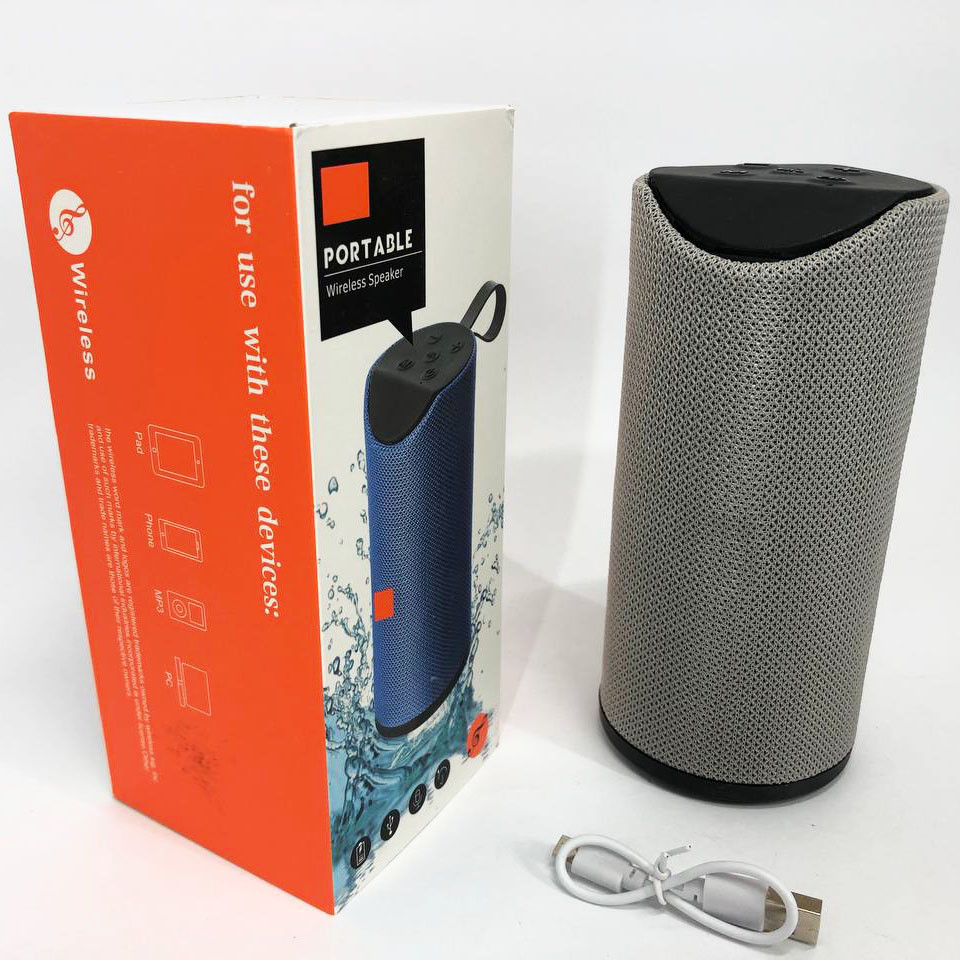 Колонка портативна bluetooth вологостійка JBL TG-113 (аналог). Колір: сірий, фото 1