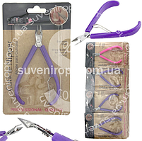 Кусачки для кутикули з кольоровими ручками