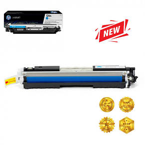 Картридж HP 126A Cyan (CE311A) для принтера LaserJet Pro CP1025, CP1025nw, M275, M175a, M175nw аналог, фото 1