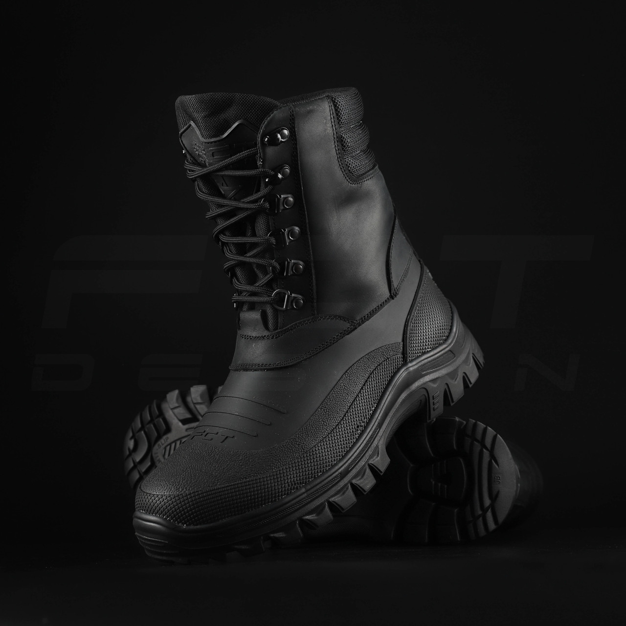 Черевики Сноубутси FCT зимові Gore-teх непромокаючі чорні, фото 1