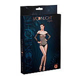 Сітчасте боді зі стразами Moonlight Model 09 XS-L Black (м'ята упаковка!!!) Кітті, фото 5