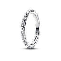 Срібне кільце Pandora Ме текстуроване з камінням 193322C01