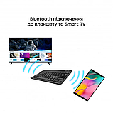 Портативна bluetooth-клавіатура для планшета/телефону/телевізору/ПК (українська розкладка), фото 3