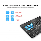 Портативна bluetooth-клавіатура для планшета/телефону/телевізору/ПК (українська розкладка), фото 4
