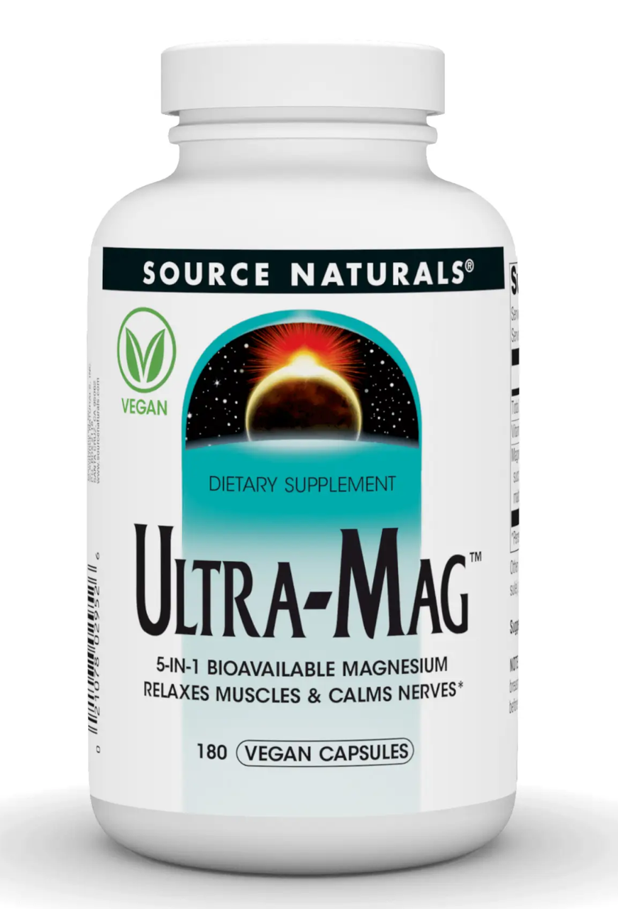 Source Naturals Ultra-Mag 180 Vegan Capsules