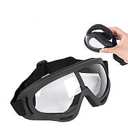 Захисні окуляри-маска x400 CLEAR LENS - пейнтбол, страйкбол, сноубординг, фото 4
