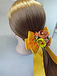 Бант осінній до свята осені Заколка осенняя Праздник осени 14*25 см 280 грн Є дорослі і дитячі, фото 5