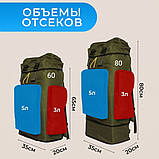 Тактичний рюкзак військовий, Тактичний похідний військовий рюкзак, Рюкзак військовий тактичний для походу, фото 4