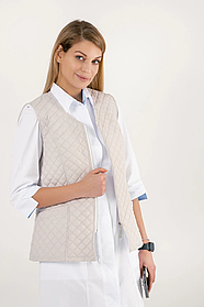 Медичний жилет Аляска 1 стьобаний Молоко