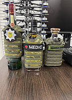 Декоративний тактичний жилет для пляшки,без шеврона