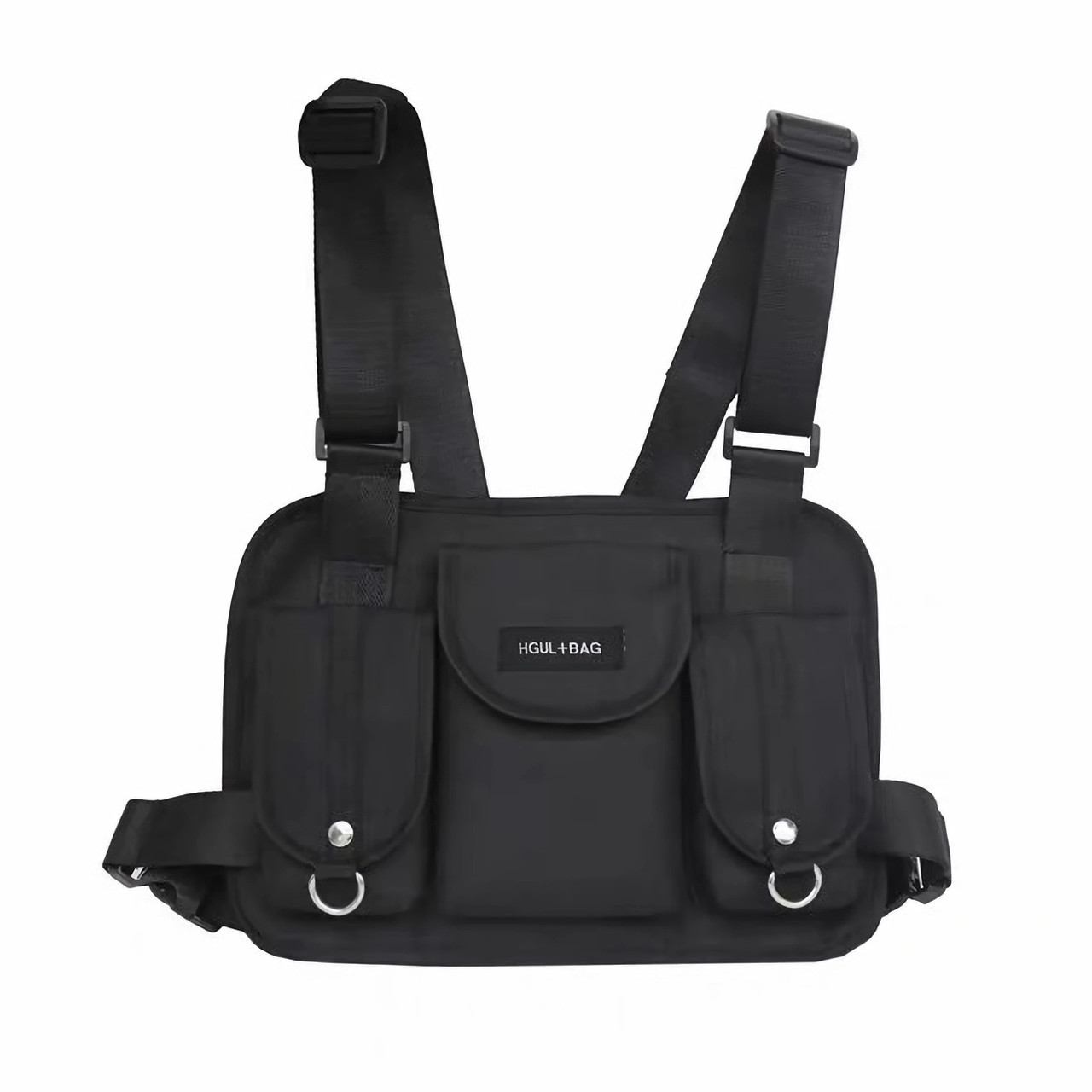 Нагрудна сумка HGUL+BAG BD6409 чорна, фото 1