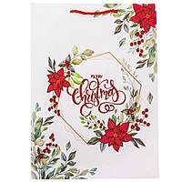 Новорічний подарунковий пакет "Зимова казка-2" (30х41,5х12 см), паковання 12 шт.