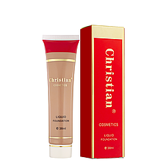 Тональна основа для обличчя Christian Liquid Foundation SPF10, № 10 Темно бежевий