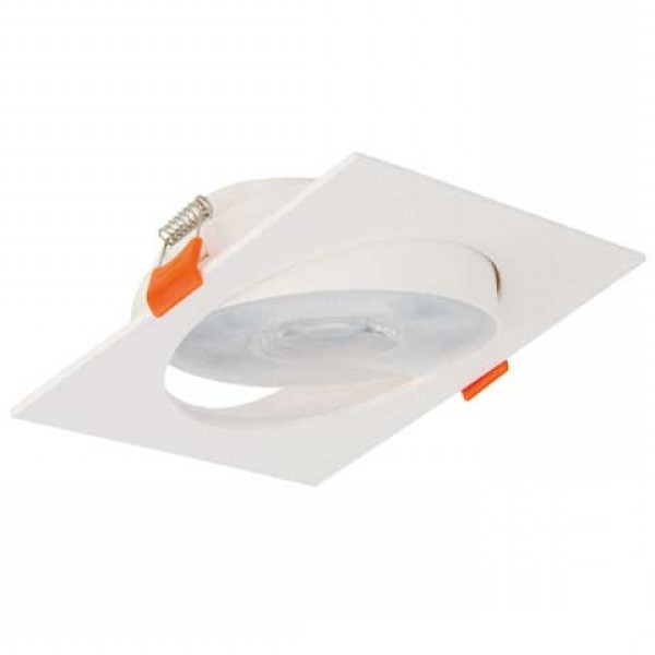 Світильник поворотний врізний світлодіодний (12 W/Вт, 6400K, 1041 lm, білий) вбудований ЛЕД світильник MAYA-12, фото 1