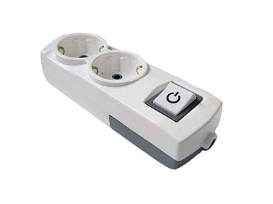 Колодка електрична 2ГН з/з з вимикачем ТМ SOKOL