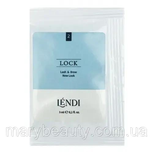 Lendi, Склад для ламінування №2 "Lash & Brow New Look", 3 мл, в саше, фото 1