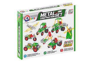 Гра Фермерська техніка конструктор 253 деталей ТехноК 1936 8 моделей сільськогосподарської техніки