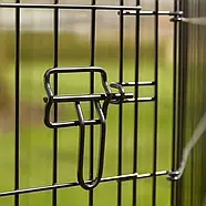 Savic Dog Park Дог Парк вольєр 8 панелей (1 од-61х61см) для цуценят цинк сірий (3286_0011), фото 3