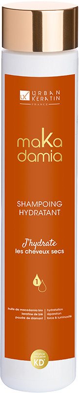 Шампунь зволожувальний для сухого та чутливого волосся Makadamia Urban Keratin, 250 мл, фото 1