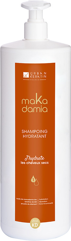 Шампунь зволожувальний для сухого та чутливого волосся Makadamia Urban Keratin, 1000 мл, фото 1