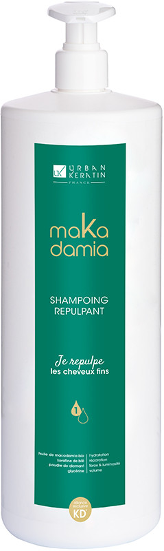 Шампунь для тонкого волосся Makadamia Urban Keratin, 1000 мл, фото 1