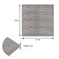 Самоклеюча декоративна 3D панель графітове дерево 700x700x4мм (079) SW-00000558, фото 4