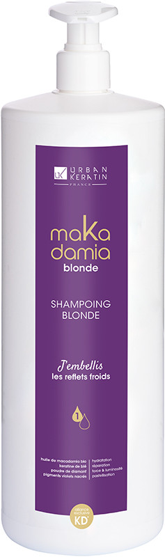 Шампунь для світлого натурального та фарбованого волосся Makadamia Urban Keratin, 1000 мл, фото 1