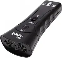 Отпугиватель собак ультразвуковой Super Ultrasonic LESKO MT-651 BLACK с фонариком и функцией тренировки