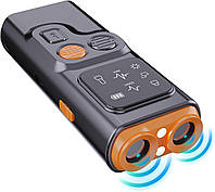 Отпугиватель собак ультразвуковой аккумуляторный с дисплеем 3 in 1 BLK с фонариком и функцией тренировки, анти