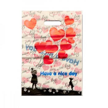 Пакет із прорізною ручкою 30х40 Have a nice day 634616 G-Rich