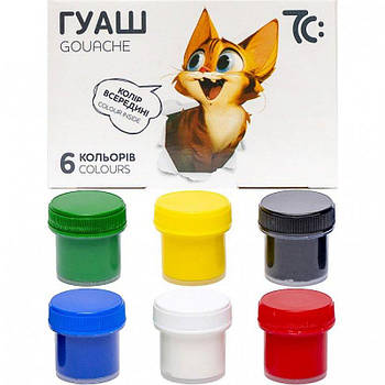 Гуаш 6кол 10мл ГАММА*UA 7C20601 640680 G-Rich