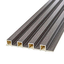 Рейка декоративна WPC стінова 3000х160х23мм Олов'яний SW-00001530