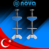 Кріплення бачка до унітазу з нержавіючої сталі 85 мм NOVA 7027N, фото 5