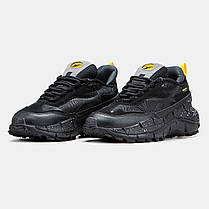 Зимові Чоловічі Кросівки Reebok Zig Kinetica 2.5 Edge Cordura / Рибок Зіг Кінетика 2.5 Едж Кордура Чорні, фото 4