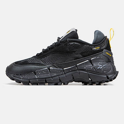 Зимові Чоловічі Кросівки Reebok Zig Kinetica 2.5 Edge Cordura / Рибок Зіг Кінетика 2.5 Едж Кордура Чорні, фото 1