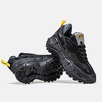 Зимові Чоловічі Кросівки Reebok Zig Kinetica 2.5 Edge Cordura / Рибок Зіг Кінетика 2.5 Едж Кордура Чорні, фото 6