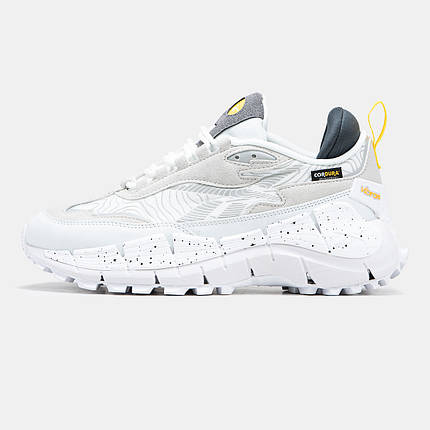 Зимові Чоловічі Кросівки Reebok Zig Kinetica 2.5 Edge Cordura White / Рибок Зіг Кінетика 2.5 Едж Кордура Білі, фото 1